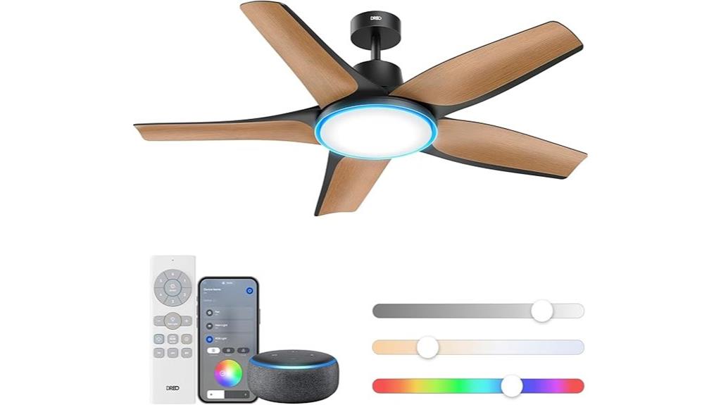 smart ceiling fan with lighting