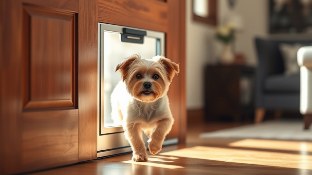 smart microchip pet doors
