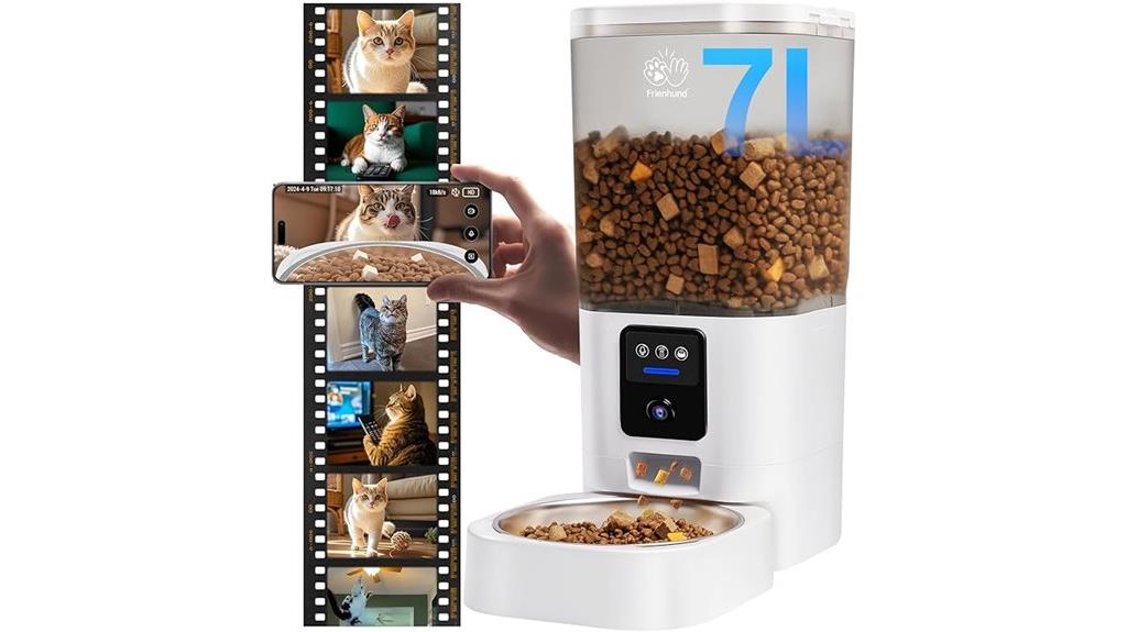 smart pet feeder with camera