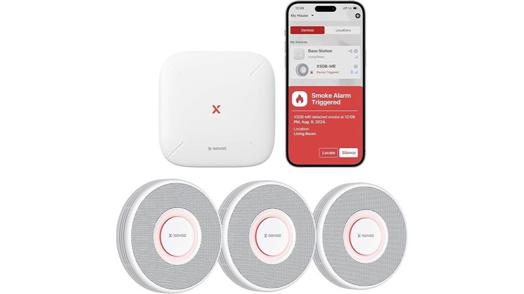 smart smoke detector with voice