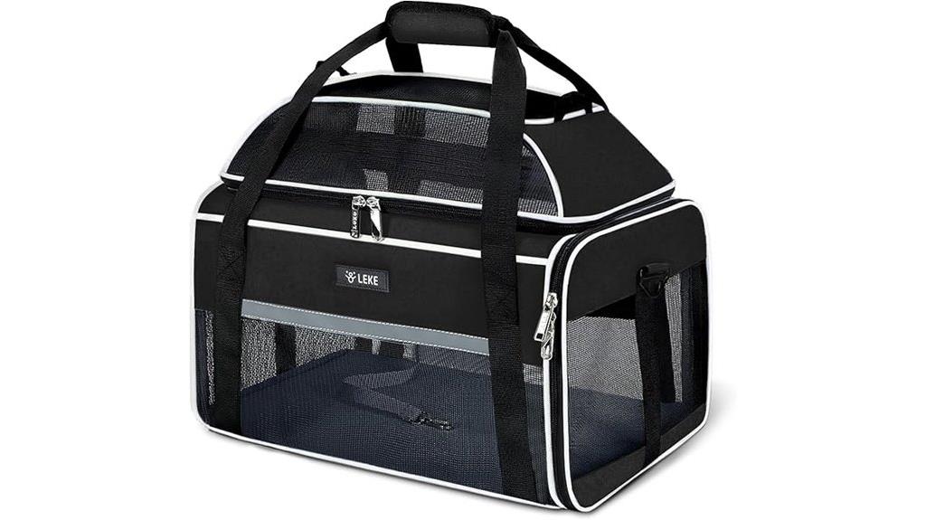 soft sided pet carrier