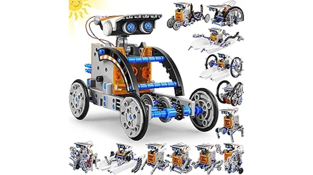 solar powered robot toy