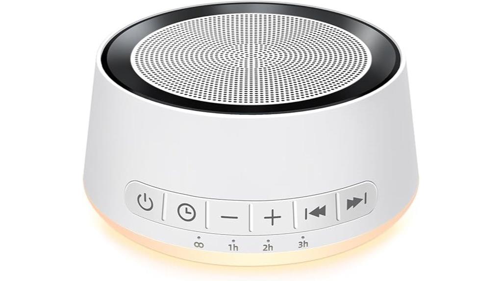 soothing sounds with night light