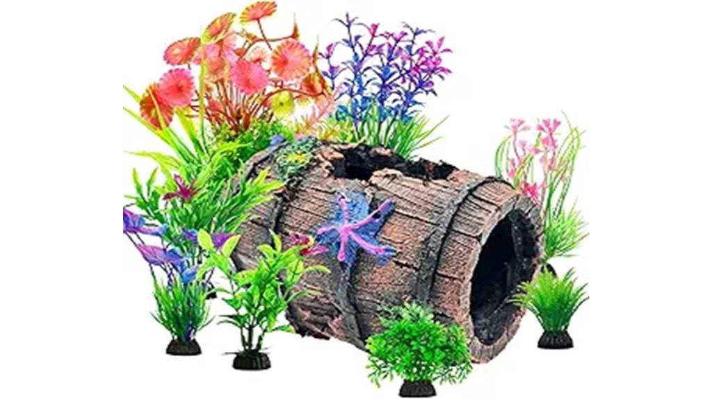 starfish barrel aquarium decor