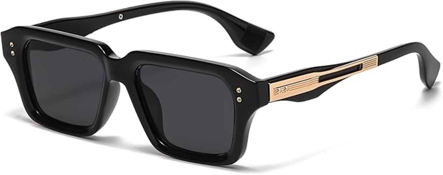 stylish unisex rectangle shades