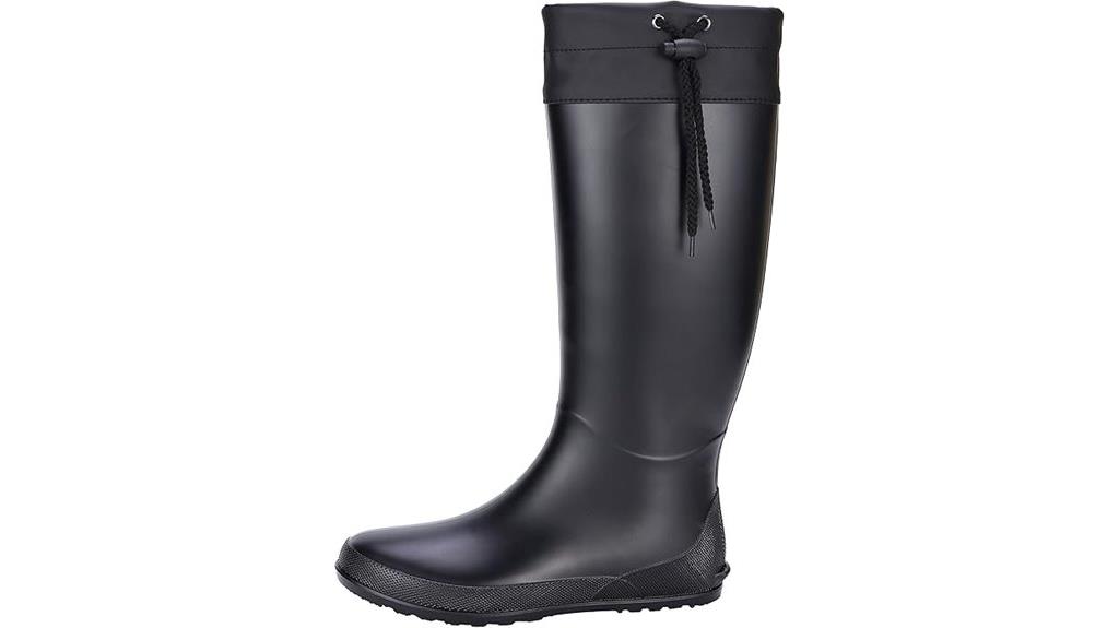 tall waterproof rain boots