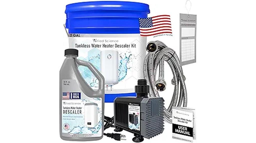 tankless heater flush kit