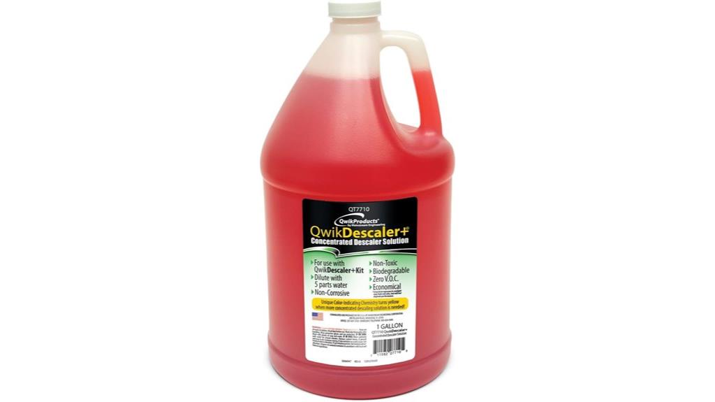 tankless water heater descaler