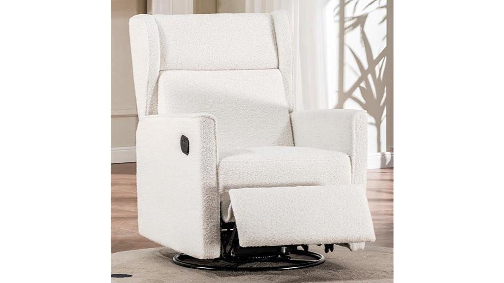 teddy upholstered nursery chair