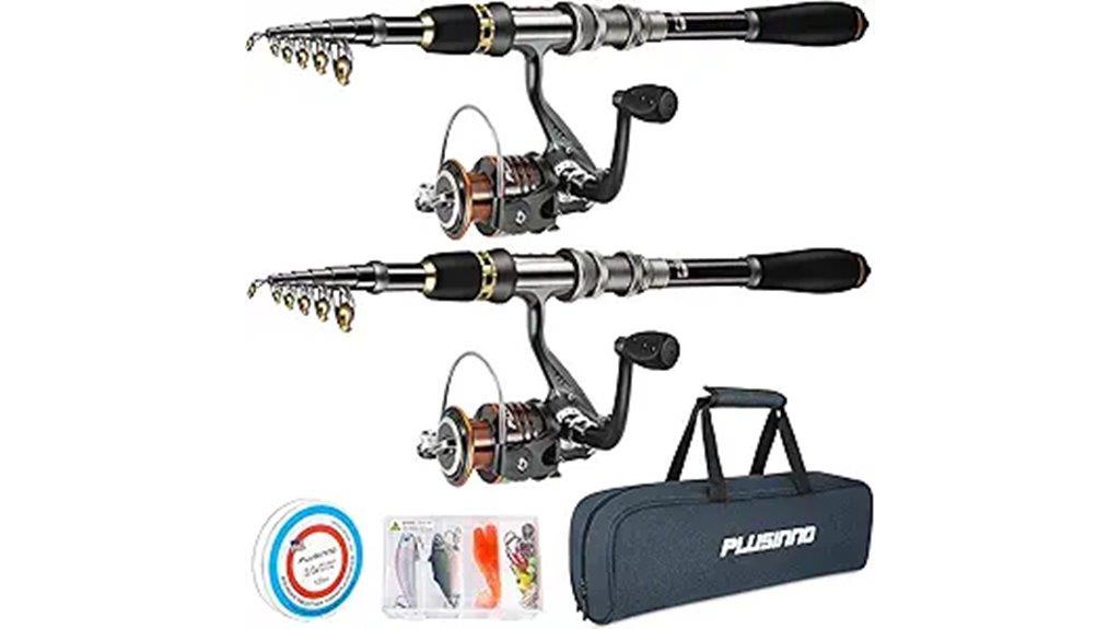 telescopic fishing combo set