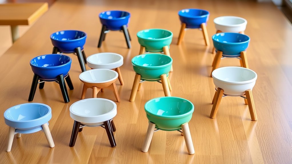 top adjustable pet bowls