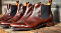 top men s leather chelsea boots