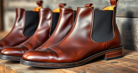 top men s leather chelsea boots