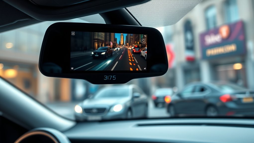 top rear view dash cam combos