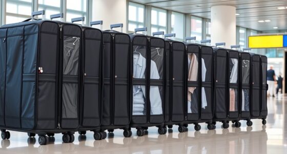 top rolling travel garment bags
