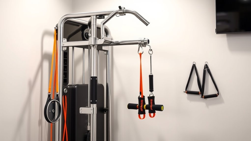 top space saving cable machines