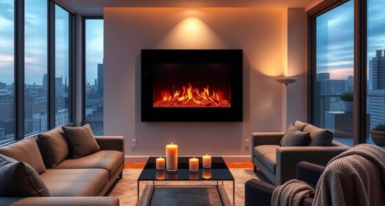 top ventless electric fireplaces