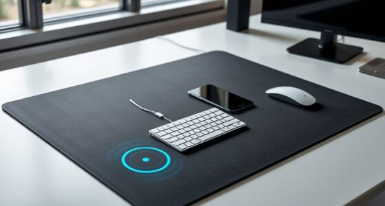 top wireless charging desk mats