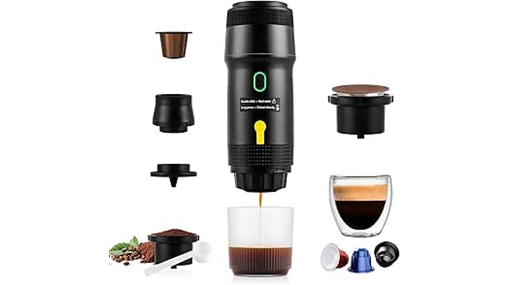 travel friendly coffee brewing device