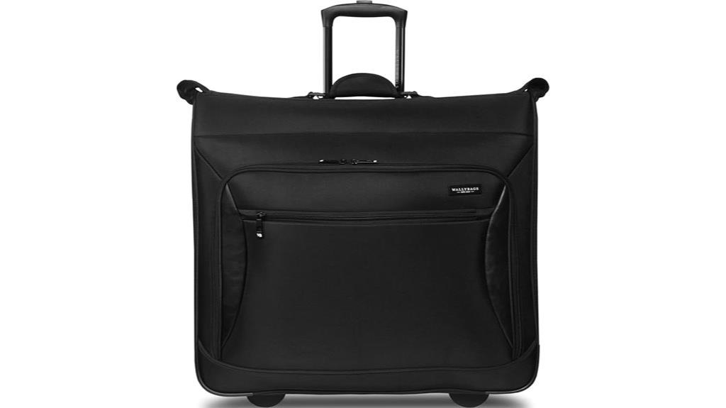 travel garment bag with wheels