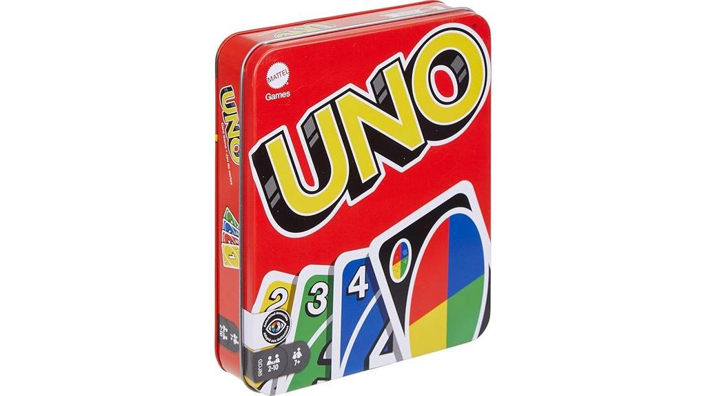 travel sized uno game