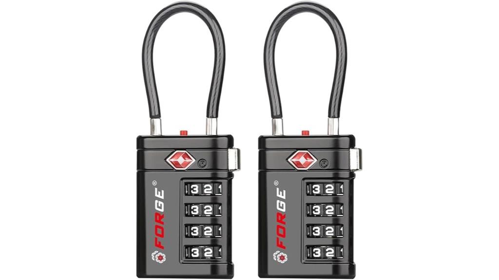 tsa approved luggage locks