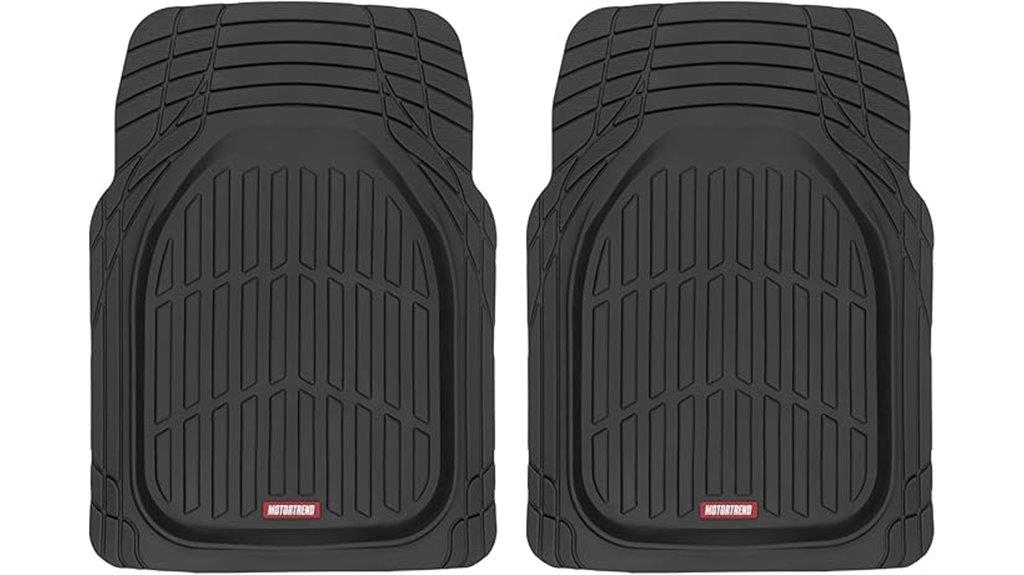 two piece car floor mats