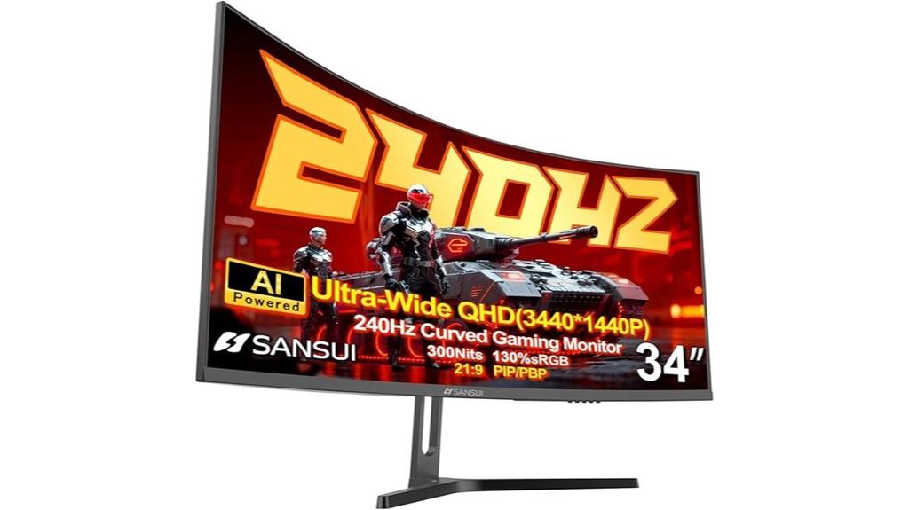ultrawide gaming monitor specifications