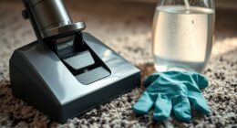 vacuum and clean mold