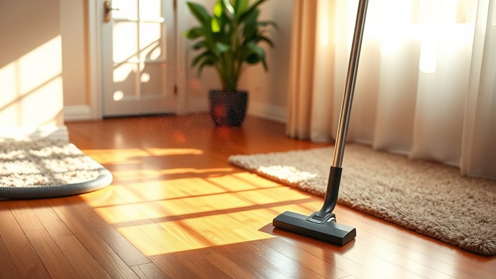 vacuum regularly with hepa