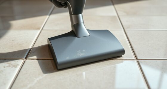 vacuum tiles and grout