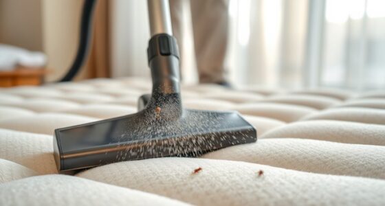 vacuuming mattresses to reduce dust mites