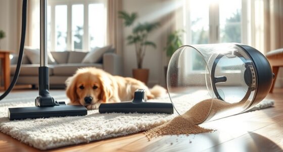 vacuuming pet dander effectively