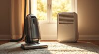 vacuums and dehumidifiers dust