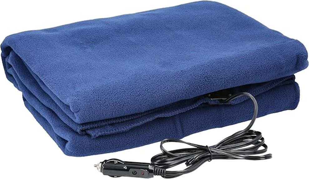 vehicle 12 volt heated blanket