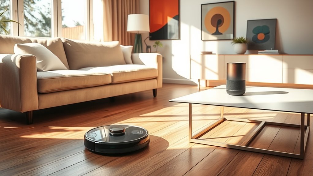 voice controlled cleaning convenience