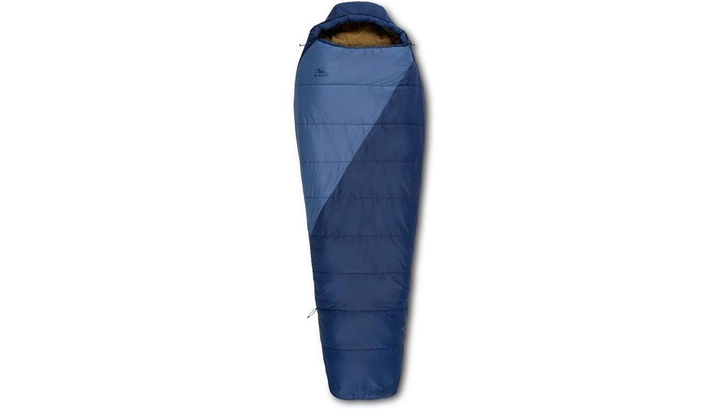 warm synthetic sleeping bag