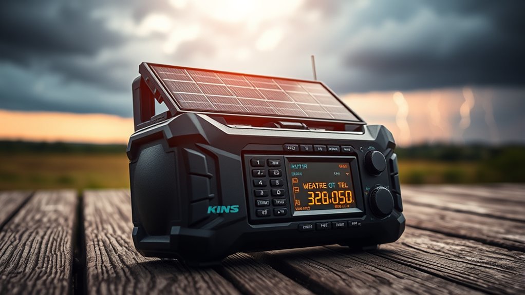 weather radio solar features