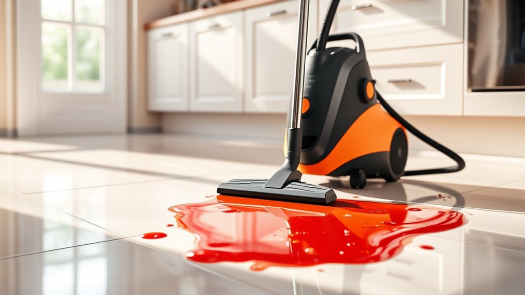 wet dry vacuum spill cleanup