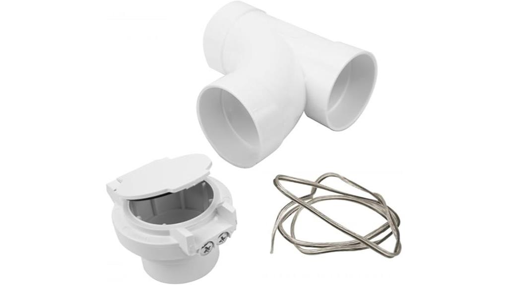 white utility valve kit