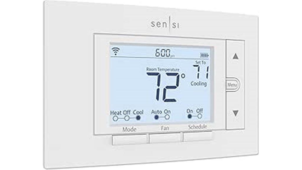 wi fi compatible smart thermostat