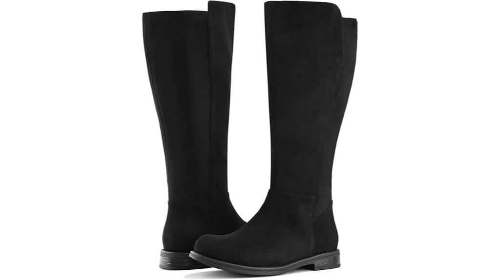 wide calf knee high boots