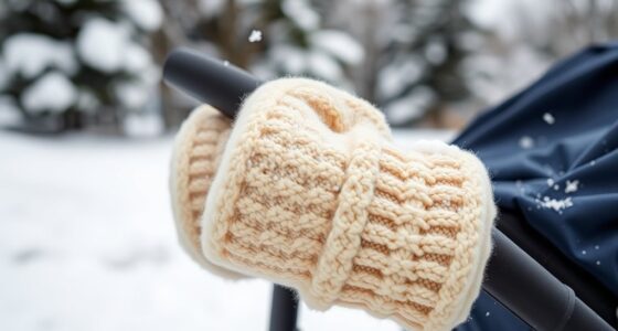 winter stroller hand muffs