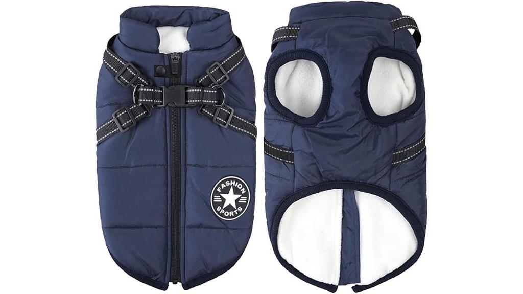 winter waterproof dog jacket