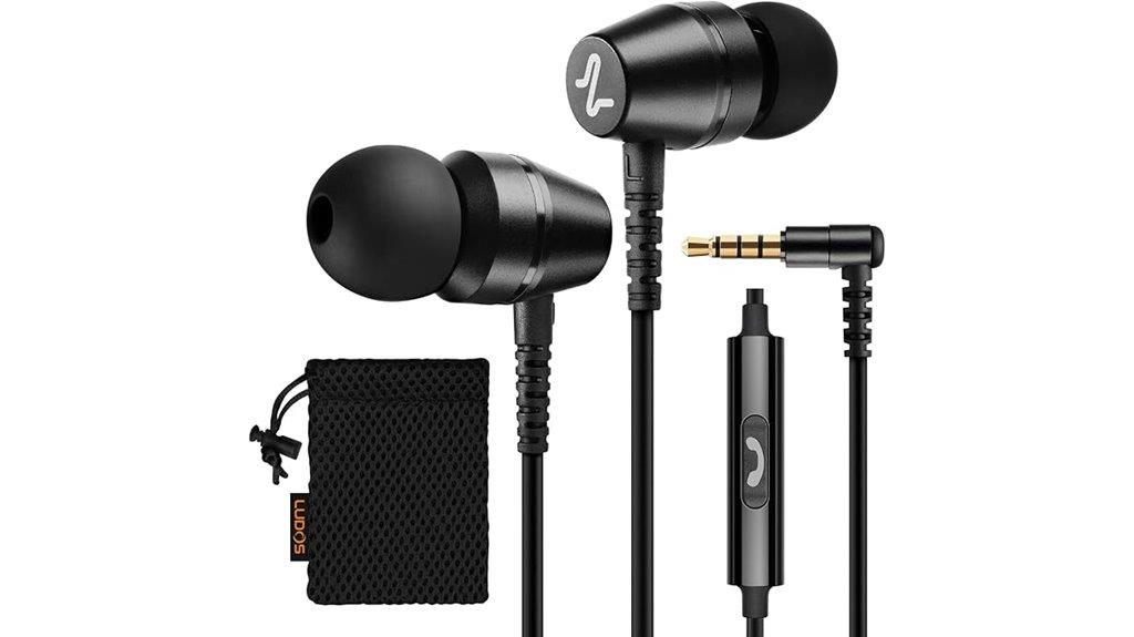 wired earbuds with mic