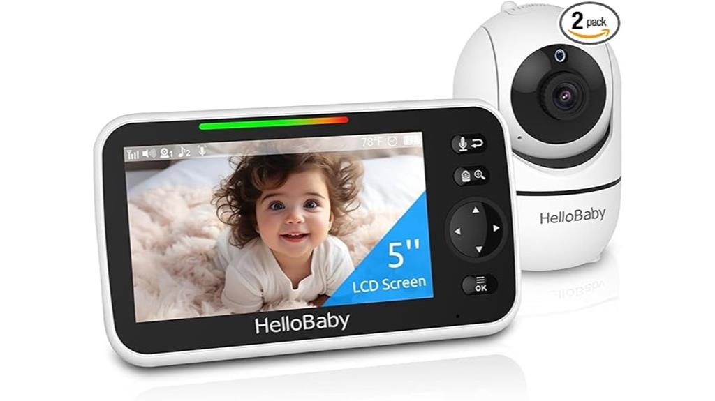wireless baby monitor screen