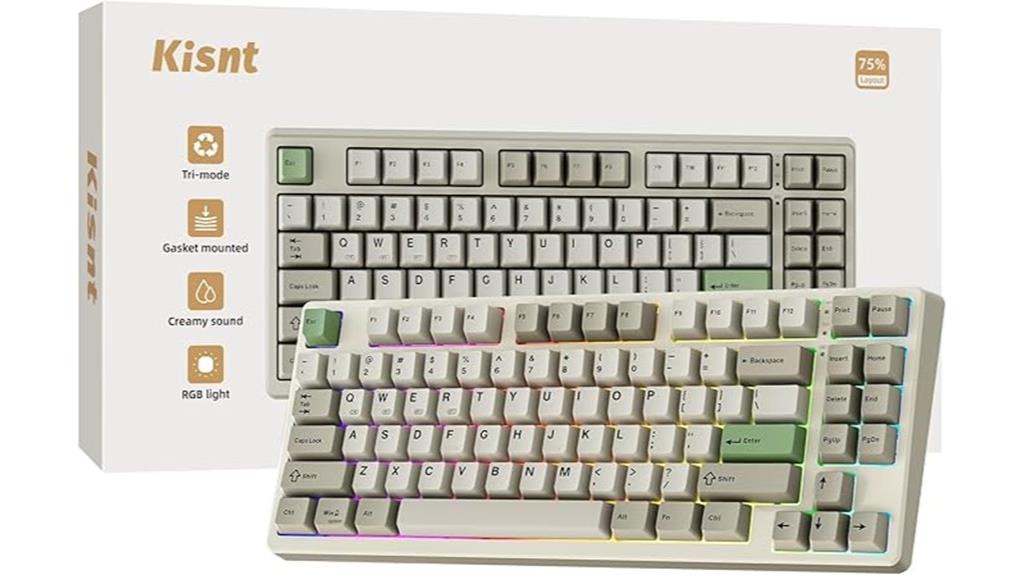 wireless compact rgb keyboard