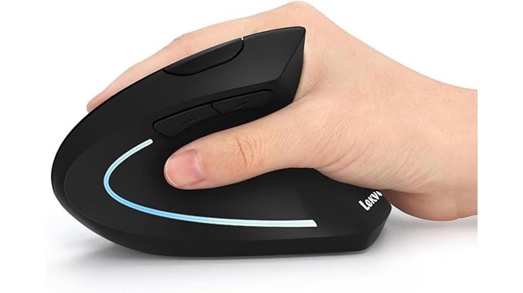 wireless ergonomic mouse adjustable