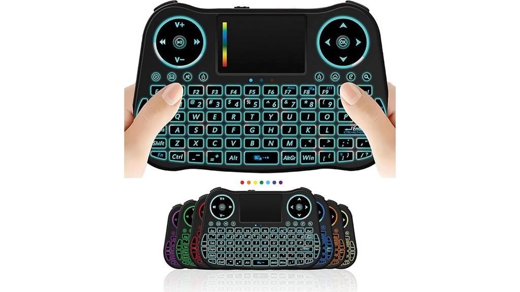 wireless mini keyboard with touchpad