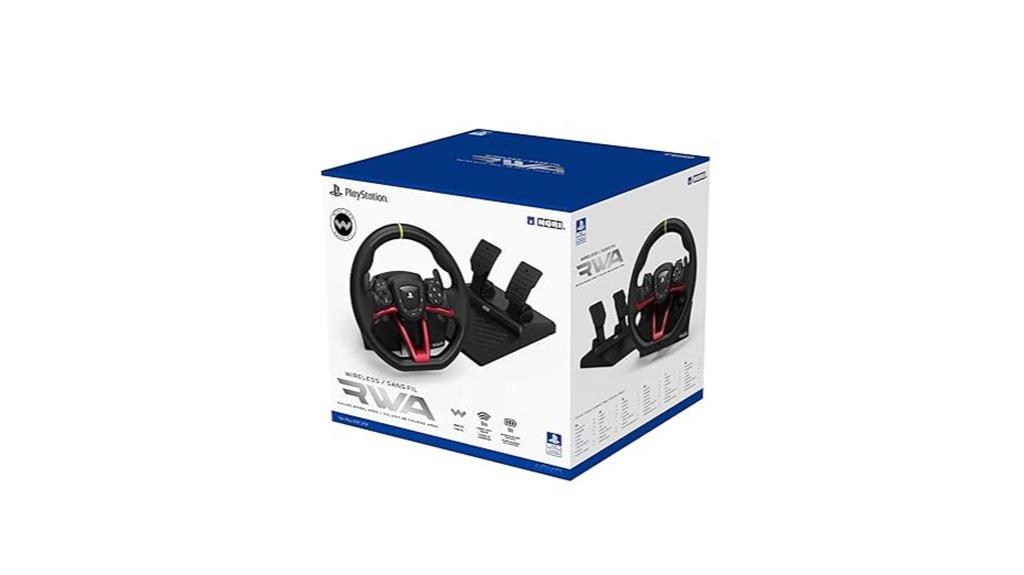 wireless playstation racing wheel